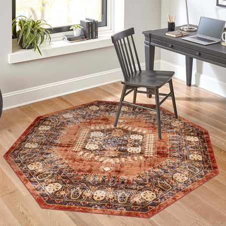 Eden Oasis Collection Area Rug -  Refuge (Terracotta)