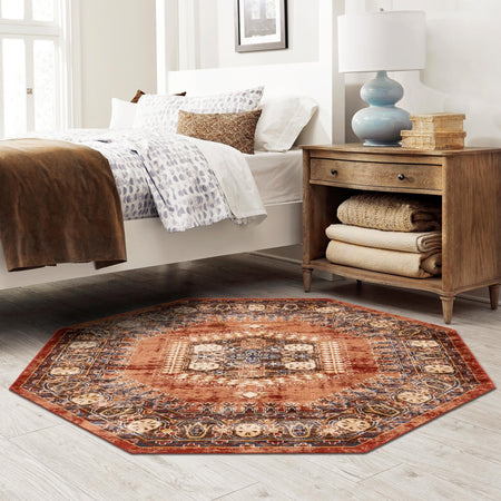 Eden Oasis Collection Area Rug -  Refuge (Terracotta)