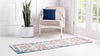 Amalfi Coast Woven Collection Area Rug -  Capri Runner Multi  lifestyle 71