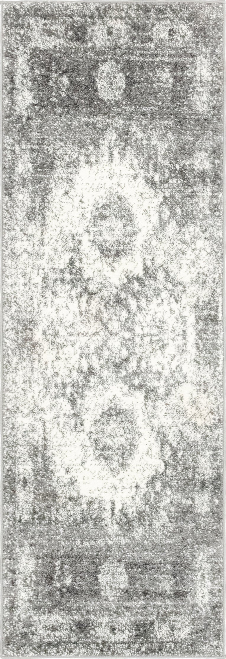 Amalfi Coast Woven Collection Area Rug -  Ravello Runner Gray  lifestyle 11