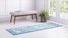 Amalfi Coast Woven Collection Area Rug -  Capri Runner Blue  lifestyle 68