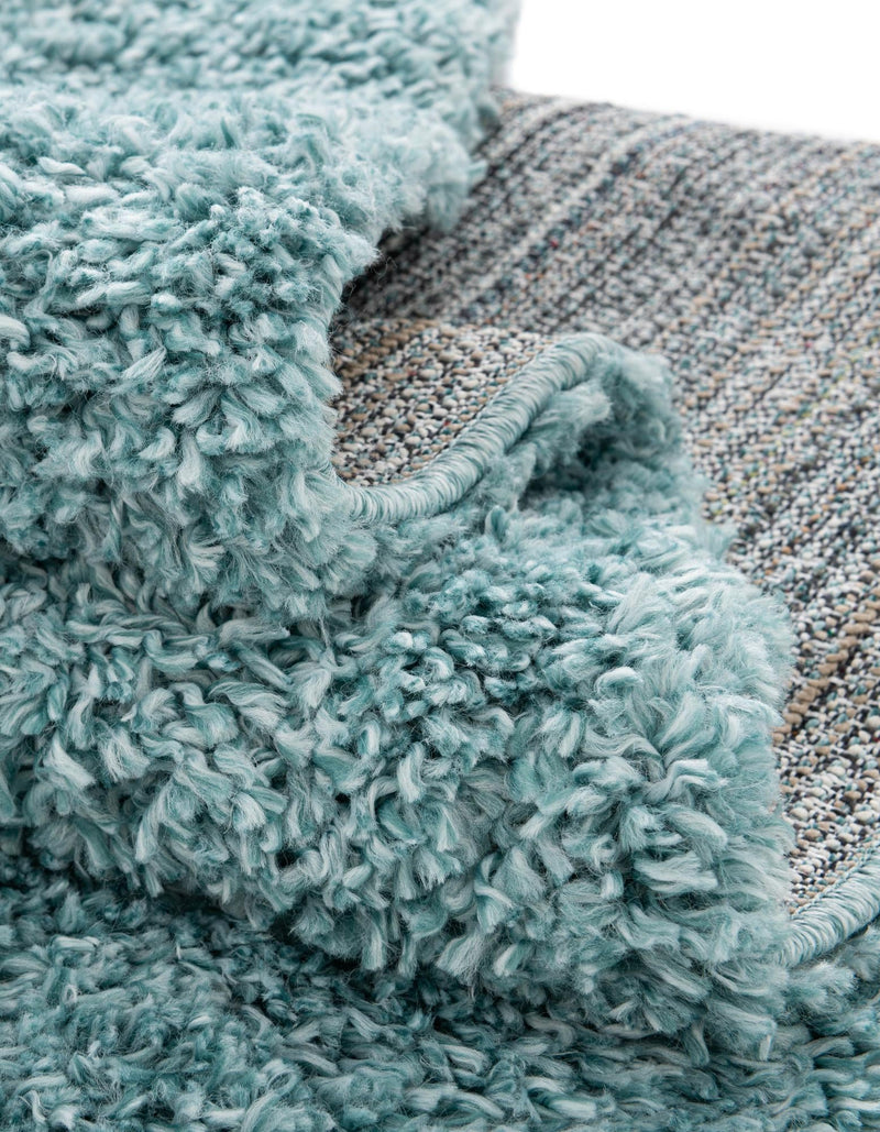 Alpine Plush Collection Area Rug -  Cortina (Aqua) Rectangle Aqua  lifestyle 7