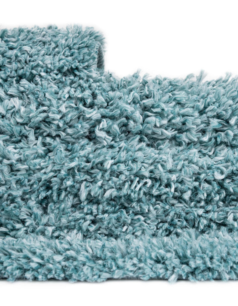 Alpine Plush Collection Area Rug -  Cortina (Aqua) Rectangle Aqua  lifestyle 8