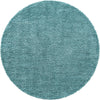 Alpine Plush Collection Area Rug -  Cortina (Aqua) Round Aqua  lifestyle 4