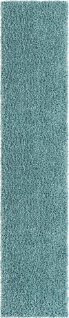 Alpine Plush Collection Area Rug -  Cortina (Aqua) Runner Aqua  lifestyle 3