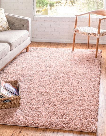 Alpine Plush Collection Area Rug -  Cortina (Dusty Rose)