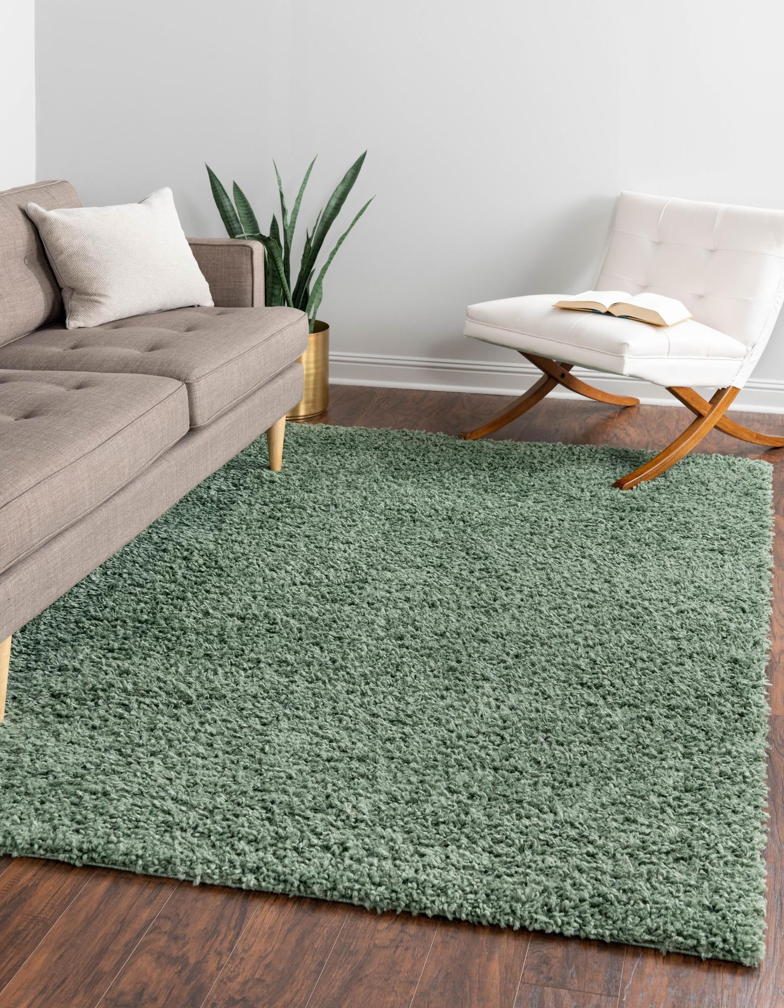 Alpine Plush Collection Area Rug -  Cortina (Sage)