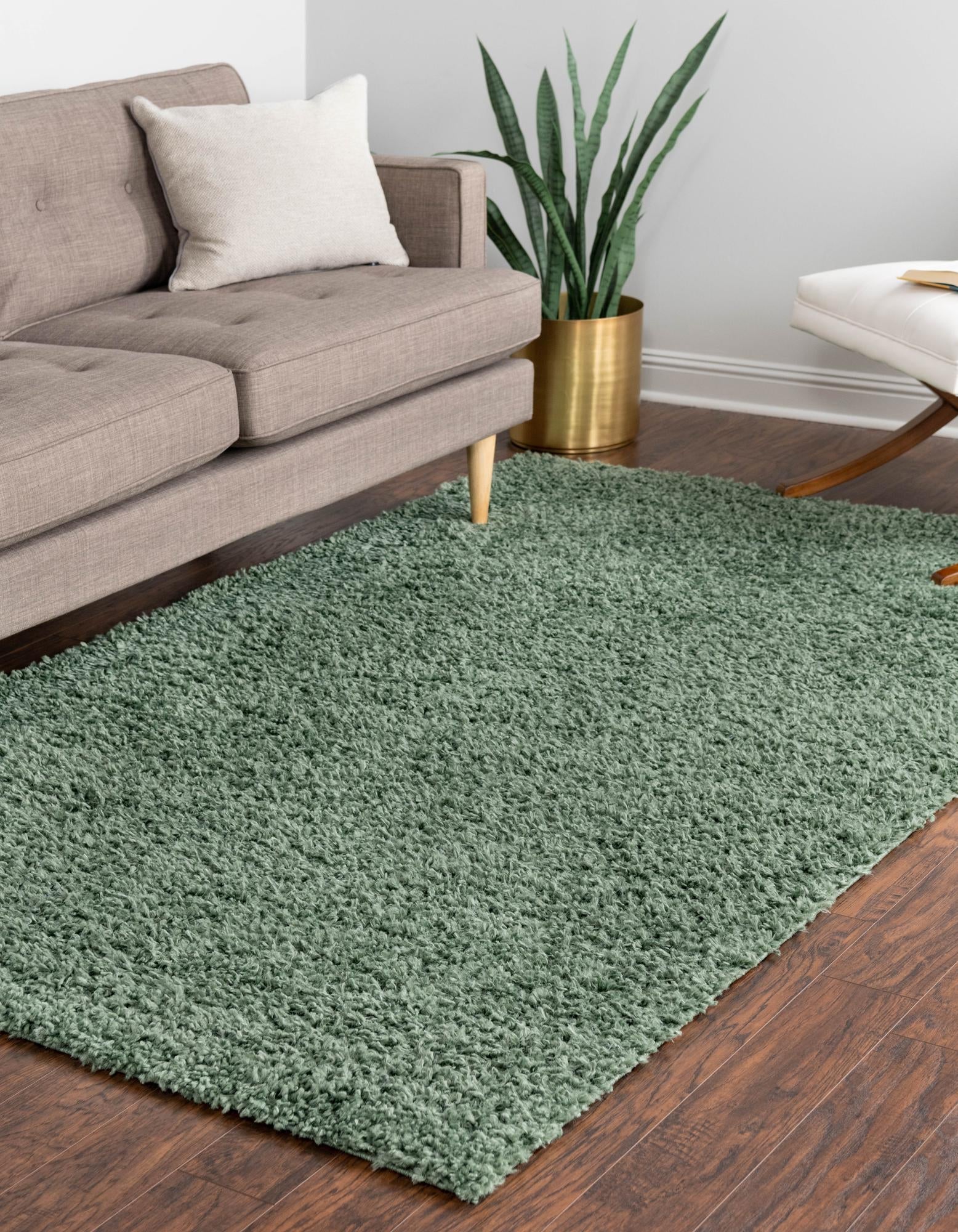 Alpine Plush Collection Area Rug -  Cortina (Sage)