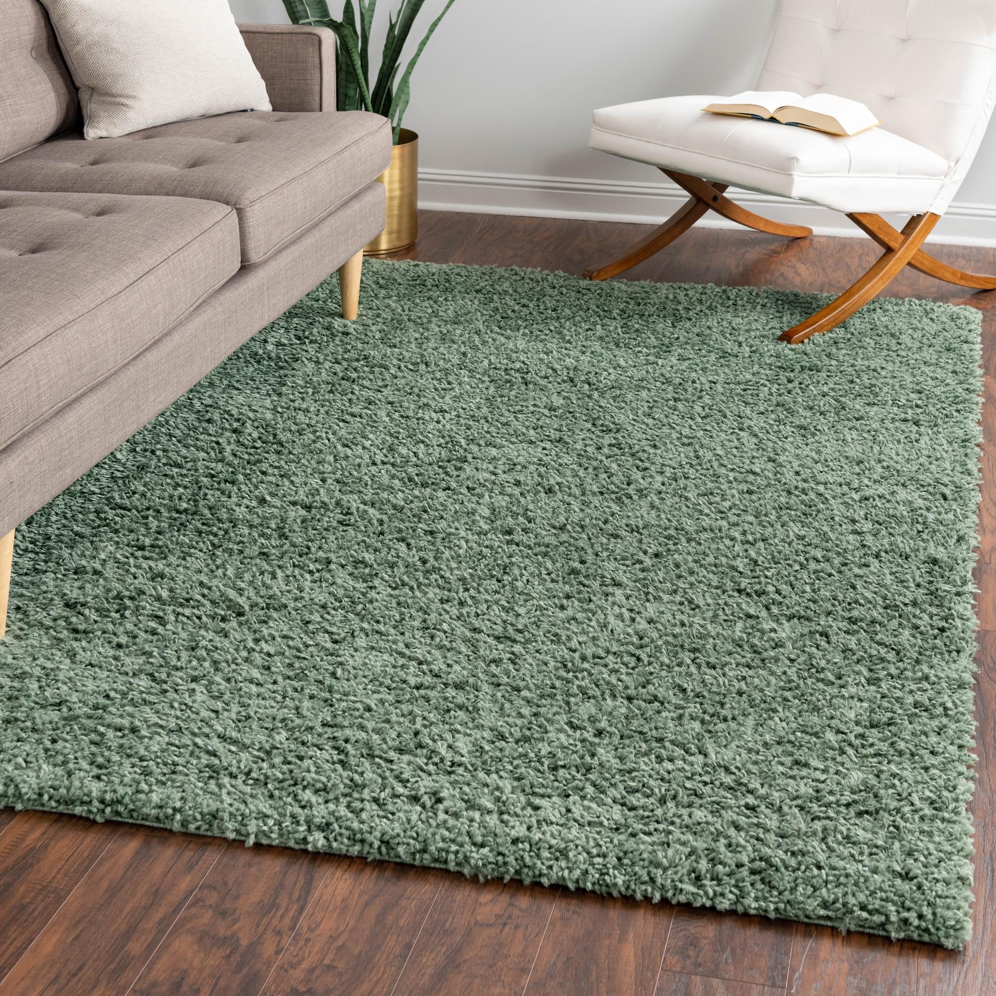 Alpine Plush Collection Area Rug -  Cortina (Sage)