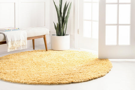 Alpine Plush Collection Area Rug -  Cortina (Sun Yellow)