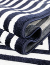 Catalina Cove Outdoor Collection Area Rug - Avalon Rectangle Navy Blue  lifestyle 63