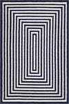 Catalina Cove Outdoor Collection Area Rug - Avalon Rectangle Navy Blue  lifestyle 3