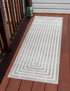 Catalina Cove Outdoor Collection Area Rug - Avalon Runner Gray  lifestyle 82