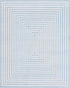 Catalina Cove Outdoor Collection Area Rug - Avalon Rectangle Light Blue  lifestyle 2