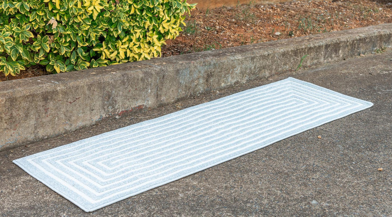 Catalina Cove Outdoor Collection Area Rug - Avalon Runner Light Blue  lifestyle 63