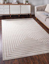 Catalina Cove Outdoor Collection Area Rug - Avalon Rectangle Beige  lifestyle 4