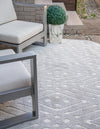 Catalina Cove Outdoor Collection Area Rug -  Laguna Round Gray  lifestyle 70