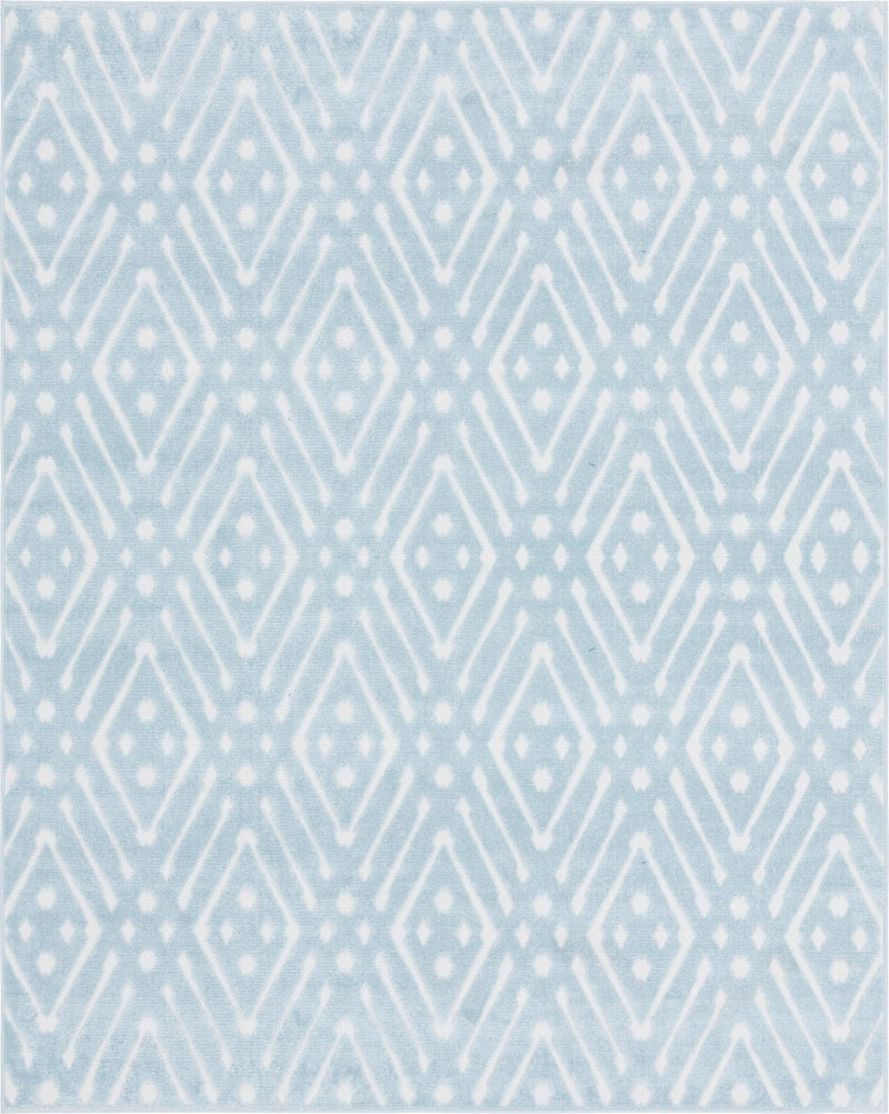 Catalina Cove Outdoor Collection Area Rug -  Laguna Rectangle Light Blue  lifestyle 2