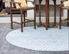 Catalina Cove Outdoor Collection Area Rug -  Laguna Round Light Blue  lifestyle 59