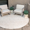 Catalina Cove Outdoor Collection Area Rug -  Laguna Round Beige  lifestyle 45