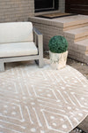 Catalina Cove Outdoor Collection Area Rug -  Laguna Round Beige  lifestyle 57