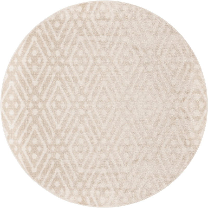 Catalina Cove Outdoor Collection Area Rug -  Laguna Round Beige  lifestyle 42