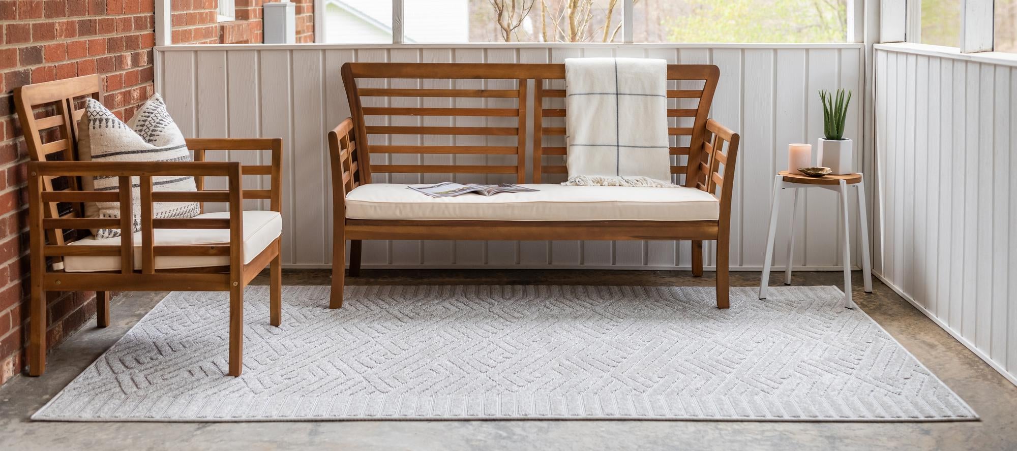 Catalina Cove Outdoor Collection Area Rug -  Malibu