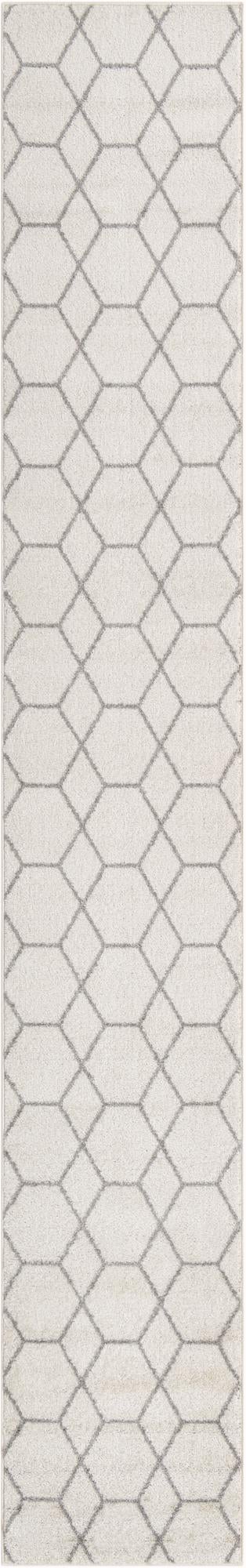 Lattice Garden Collection Area Rug - Arborville (Ivory) Runner Ivory Main