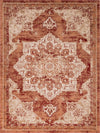 Eden Oasis Collection Area Rug -  Tranquility (Rust Red) Rectangle Rust Red Main