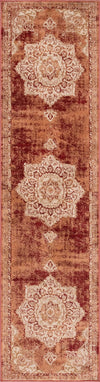 Eden Oasis Collection Area Rug -  Tranquility (Rust Red) Runner Rust Red  lifestyle 12