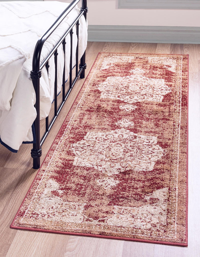 Eden Oasis Collection Area Rug -  Tranquility (Rust Red) Runner Rust Red  lifestyle 14