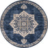 Eden Oasis Collection Area Rug -  Tranquility (Navy Blue)