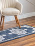 Eden Oasis Collection Area Rug -  Tranquility (Navy Blue)