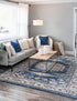 Eden Oasis Collection Area Rug -  Refuge (Dark Blue)