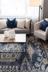 Eden Oasis Collection Area Rug -  Refuge (Dark Blue)