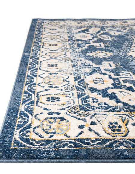 Eden Oasis Collection Area Rug -  Refuge (Dark Blue)