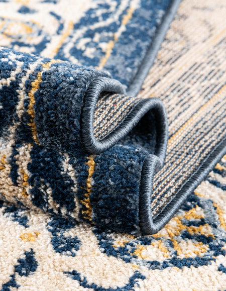 Eden Oasis Collection Area Rug -  Refuge (Dark Blue)