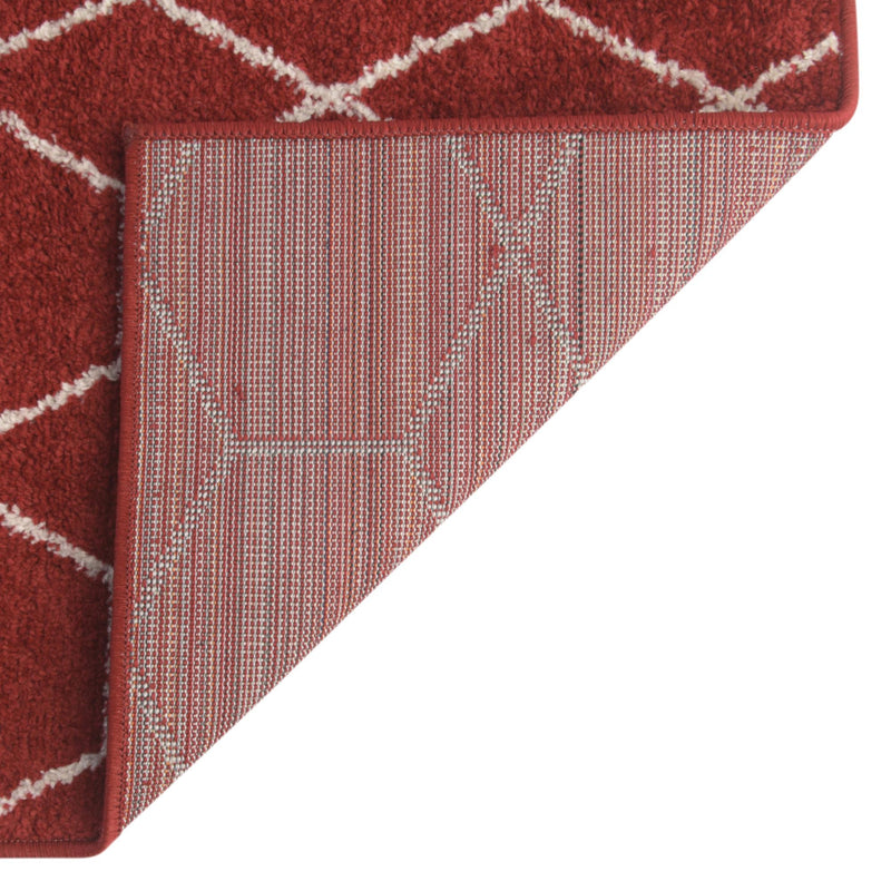 Lattice Garden Collection Area Rug - Arborville (Red) Runner Red  lifestyle 54