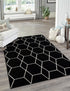 Trellis Mosaic Collection Area Rug - Arborville (Black)