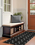 Trellis Mosaic Collection Area Rug - Arborville (Black)