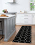 Trellis Mosaic Collection Area Rug - Arborville (Black)