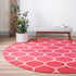 Trellis Mosaic Collection Area Rug -  Pergolatown (Pink)