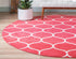 Trellis Mosaic Collection Area Rug -  Pergolatown (Pink)