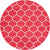 Lattice Garden Collection Area Rug -  Pergolatown (Pink) Round Pink Main