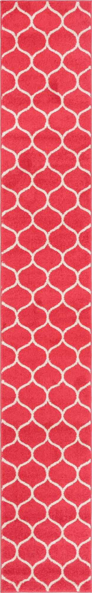 Trellis Mosaic Collection Area Rug -  Pergolatown (Pink)