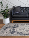 Coastal Manor Collection Area Rug -  Pelican Rectangle Navy Blue  lifestyle 13