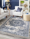 Coastal Manor Collection Area Rug -  Pelican Rectangle Ivory  lifestyle 4