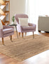 Woven Seaside Jute Collection Area Rug - Harbor Cove