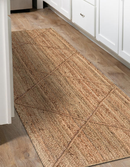 Woven Seaside Jute Collection Area Rug - Harbor Cove