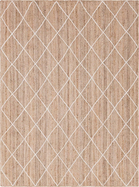 Woven Seaside Jute Collection Area Rug - Harbor Cove